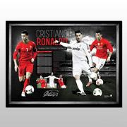 Christiano Ronaldo signed and framed limited edition lithograph 1 Christiano Ronaldo signed and framed limited edition lithograph