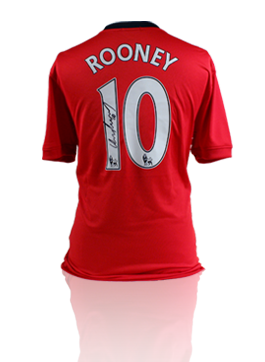 wayne rooney signed jersey