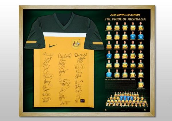 2010 Qantas Socceroos World Cup Signed shirt - Pro Sports Memorabilia