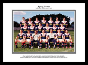 Sydney Roosters 2003 team photo framed