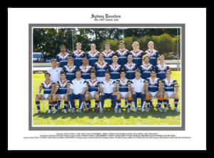 Sydney Roosters 2005 team photo framed