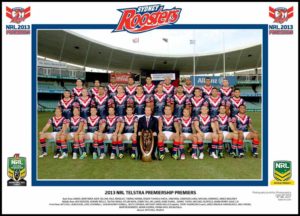 Rooster 2013 Premiership team photo