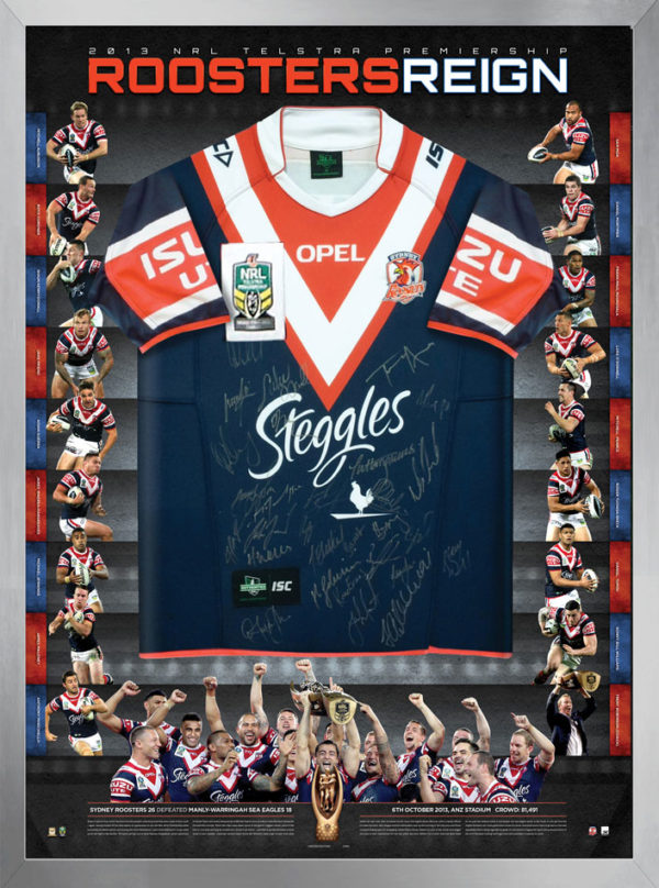 Roosters 2013 Premiers jersey-click on image