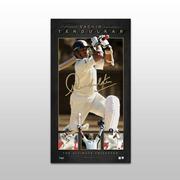 Sachin signed Vertiramic unframed