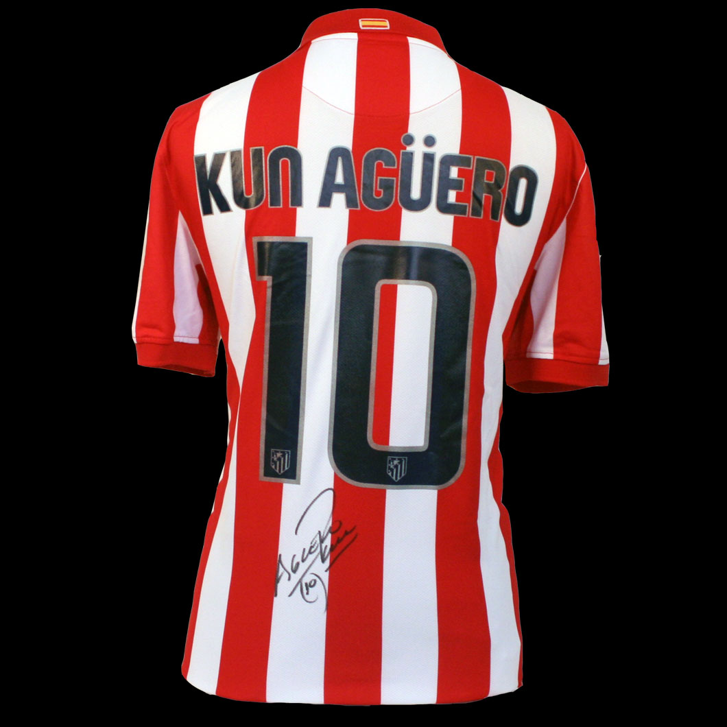 Sergio Aguero Atletico Madrid Shirt 