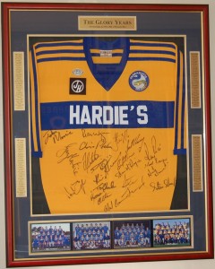 The Glory Years - Parramatta Eels Premiership jersey - with a free Australian Kangaroos jersey valued at $160 for a limited time