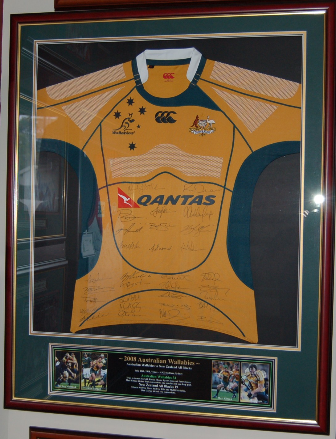 signed wallabies jersey