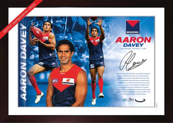 Aaron Davey signed 2010 Melbourne Starshot