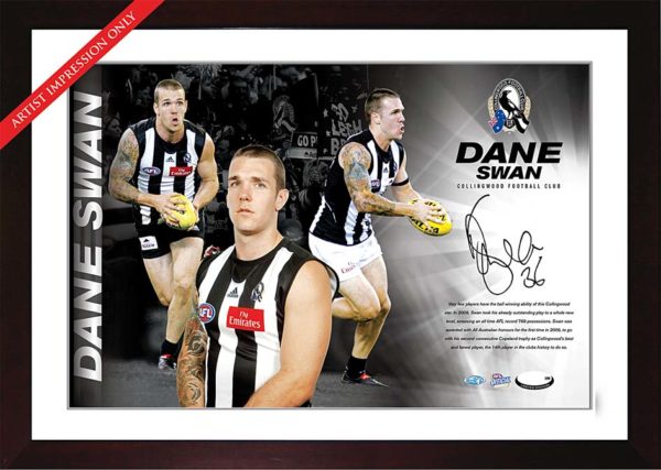 Dane Swan signed 2010 Collingwood Starshot