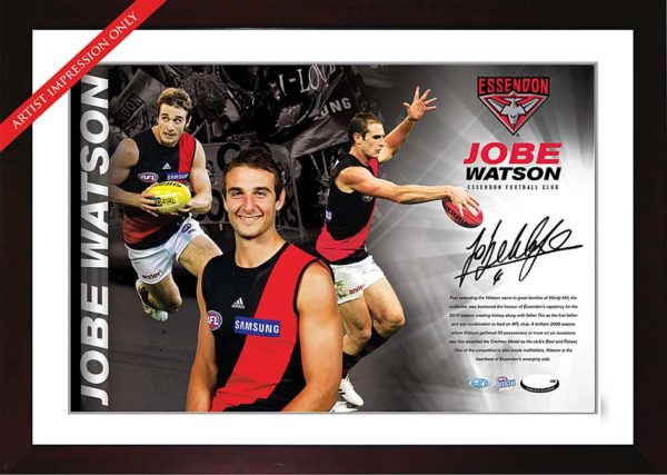 Jobe Watson signed 2010 Essendon Starshot