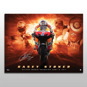 Casey Stoner Sports Print framed