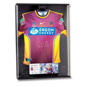 OUT OF STOCKGordon Tallis Broncos signed NRL jersey