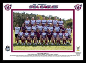 Manly Sea Eagles 2007 Team photo framed