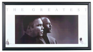 Jordan and Ali "The Greatest Sports Print framed"