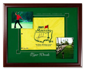 Tiger and Jack signed Master Flag-Ltd Ed