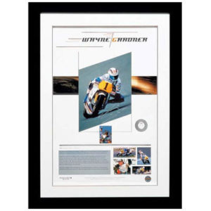 Wayne Gardner signed and framed limited edition print