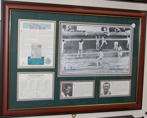 The Tied Test - Signed by Richie Benaud & Wes Hall