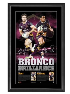 Details about   ✺Framed✺ 2019 BRISBANE BRONCOS NRL Poster 45cm x 32cm x 3cm 