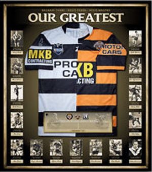 wests tigers 2005 signed jersey