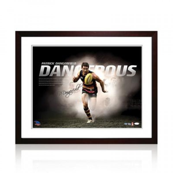 Adelaide Crows Patrick 'Dangerous' Dangerfield Signed and Framed