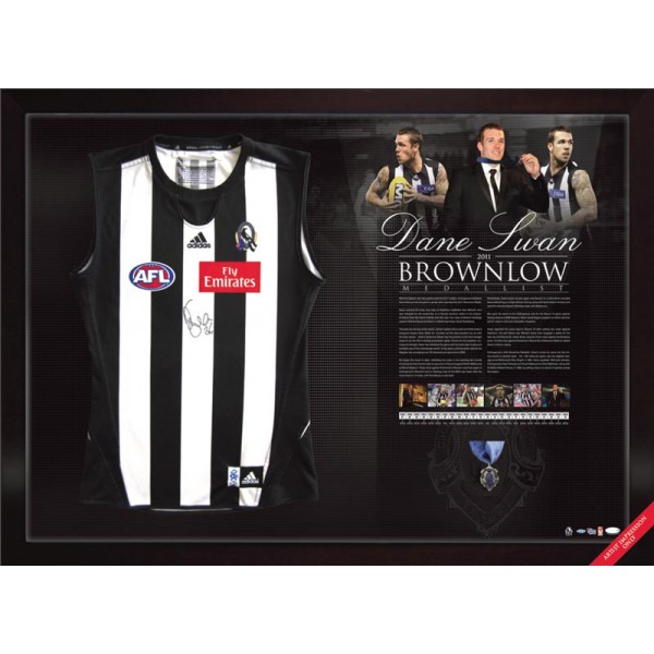 signed collingwood jersey