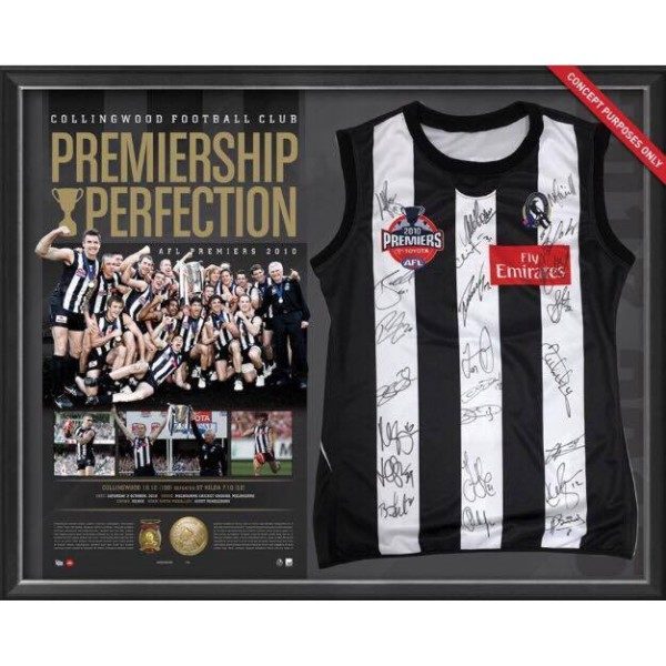signed collingwood jersey