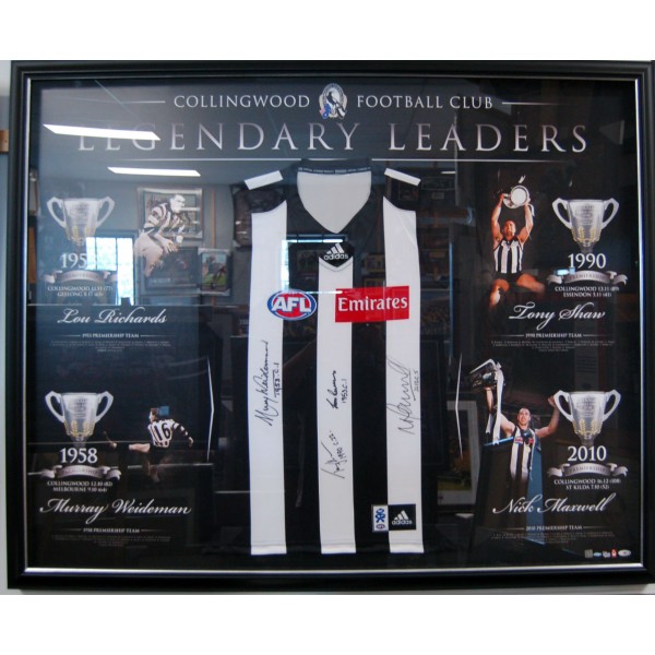 signed collingwood jersey