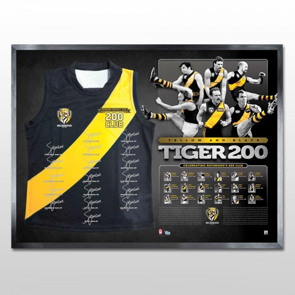 Richmond Tigers 200 Games Signed Jersey Pro Sports Memorabilia