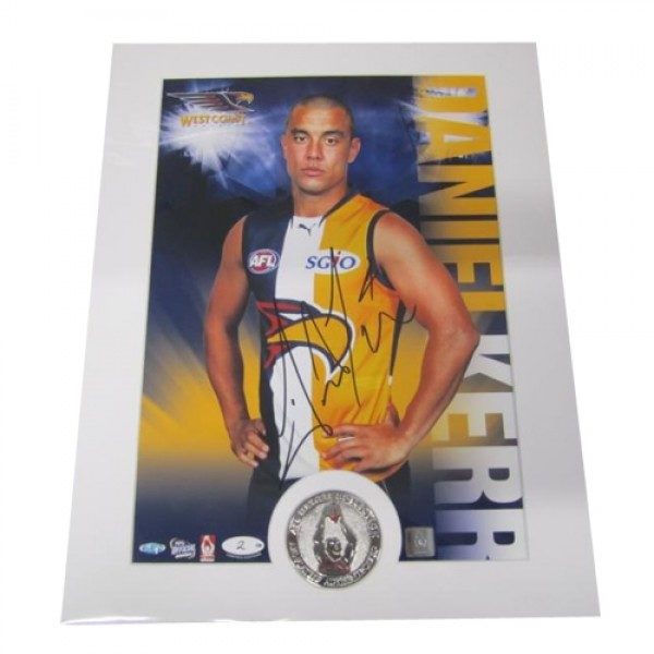 West Coast Eagles - Signed Hero Shot - Daniel Kerr - Pro Sports Memorabilia