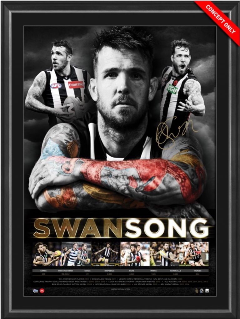 Dane Sean career deluxe lithograph framed Pro Sports Memorabilia