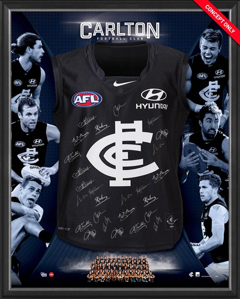 carlton blues jersey