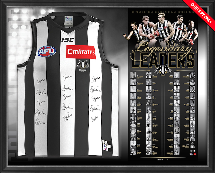 signed collingwood jersey