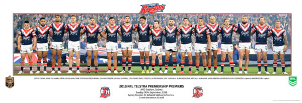 Details about   ✺Framed✺ 2018 SYDNEY ROOSTERS NRL Grand Final Poster 45 x 32 x 3cm Premiers